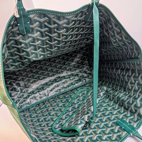 Goyard Anjou PM Tote Bag in Green, Reversible - Picture 8 of 16